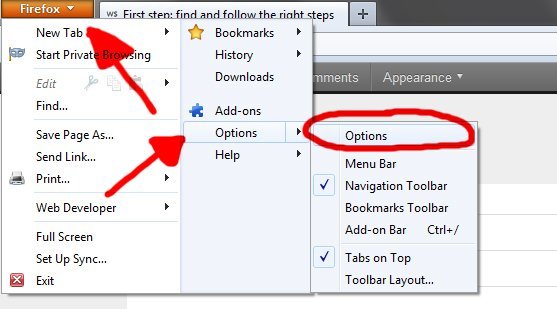 How to setup Firefox to save tabs on exit and display them on restart?