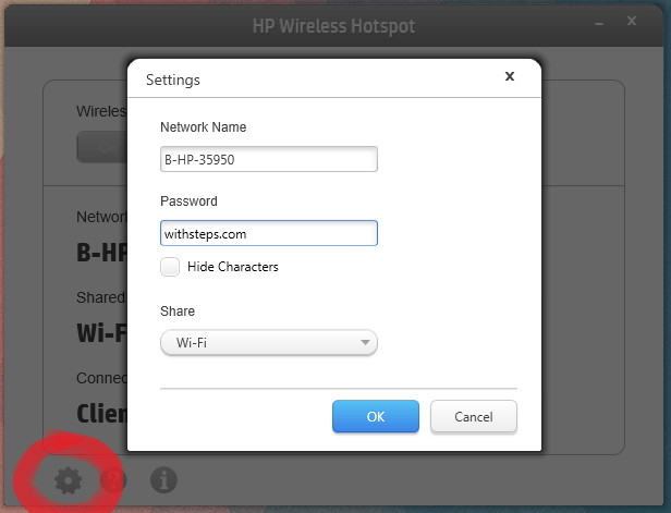 hp wireless option